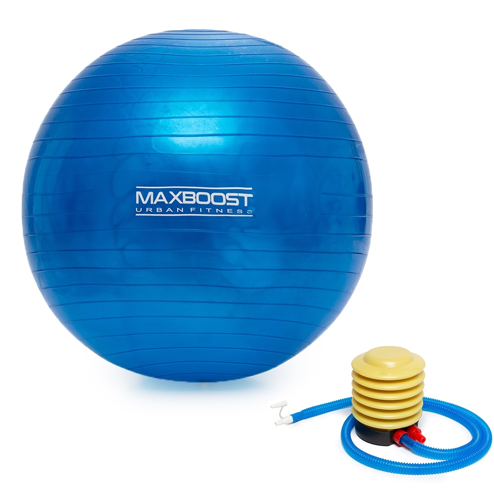 Kit Bola de Pilates Maxboost 65cm com Bomba de Ar