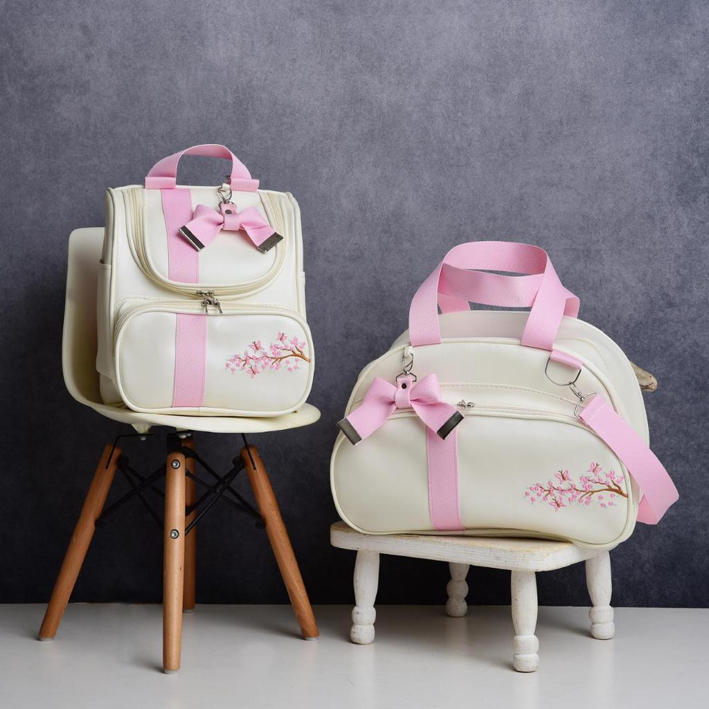 Bolsa Super Luxo Maternidade Kit 2 Peças Para Beb