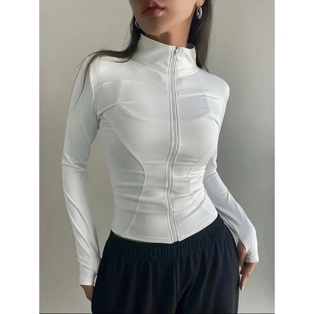 blusa manga longa gola alta academia suplex dia a 