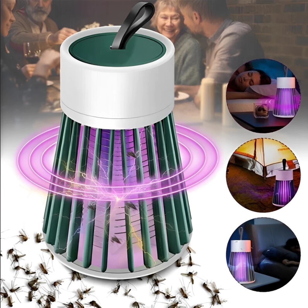 Lâmpada Elétrica Mata-Mosquitos Com Luz UV Usb A