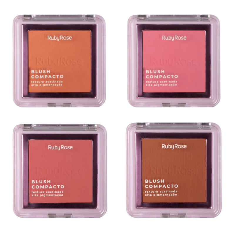 Blush Compacto BL10 BL20 BL30 BL40 Hbf8614 Ruby Ro
