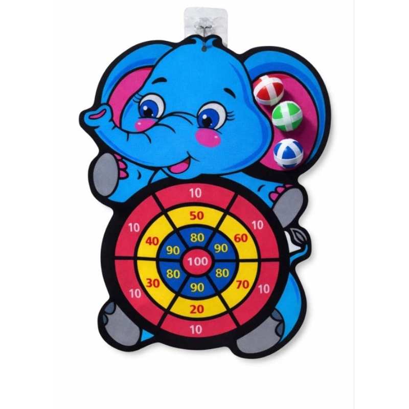 Jogo de Dardo Infantil Velcro Personagens Divert