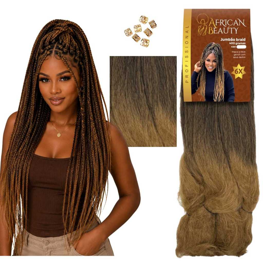 Jumbo African Beauty 400g Cabelo Sintético Kaneka