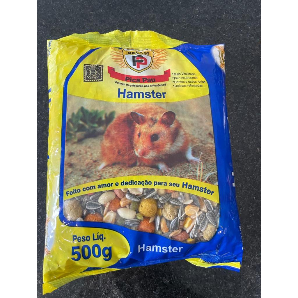 Mistura Para Hamster 500g Grãos Selecionados e Nu