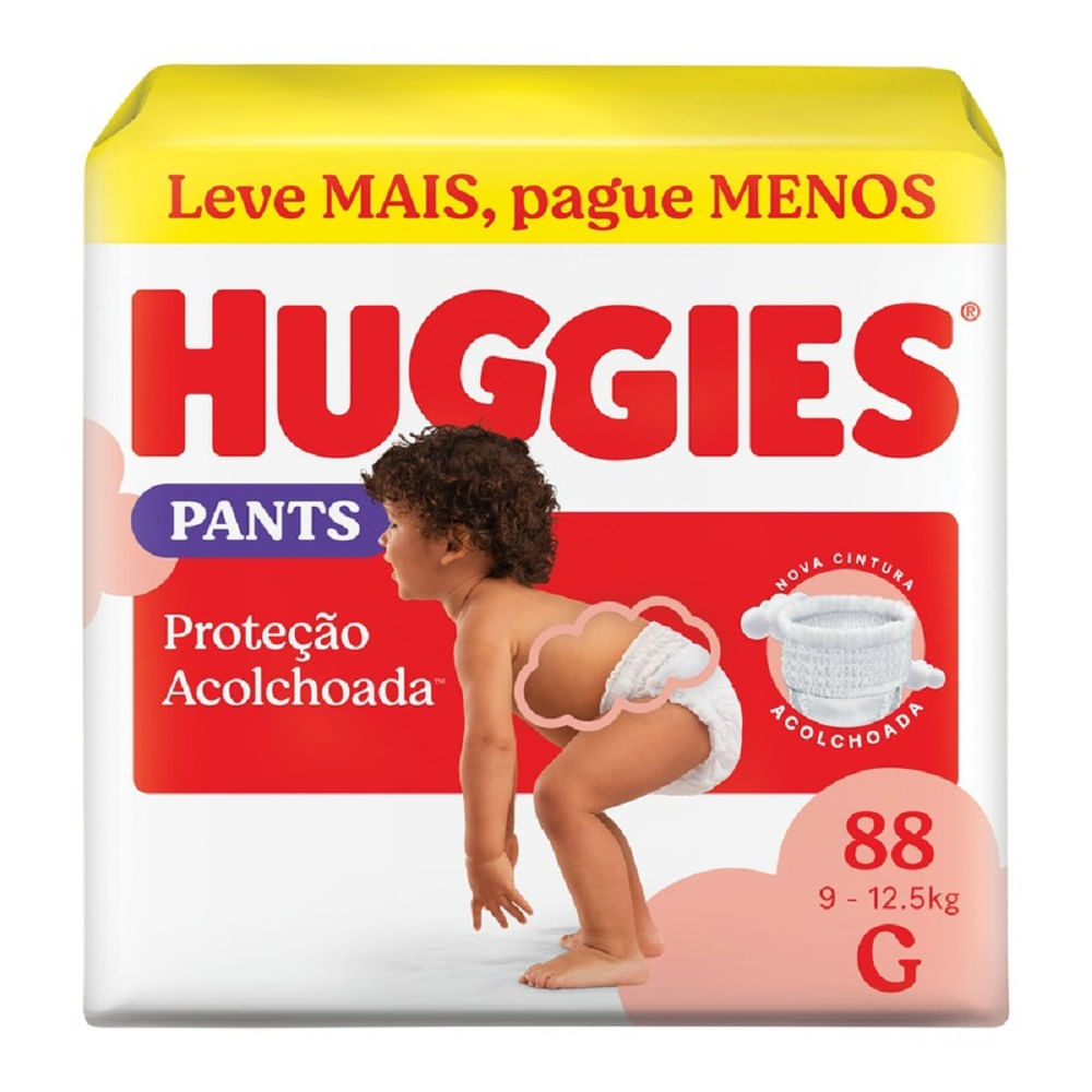 Fralda Huggies Roupinha Proteção Acolchoada Pant