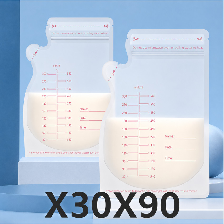 Kit 30/60/90PCS Saco Saquinhos para Leite Materno 
