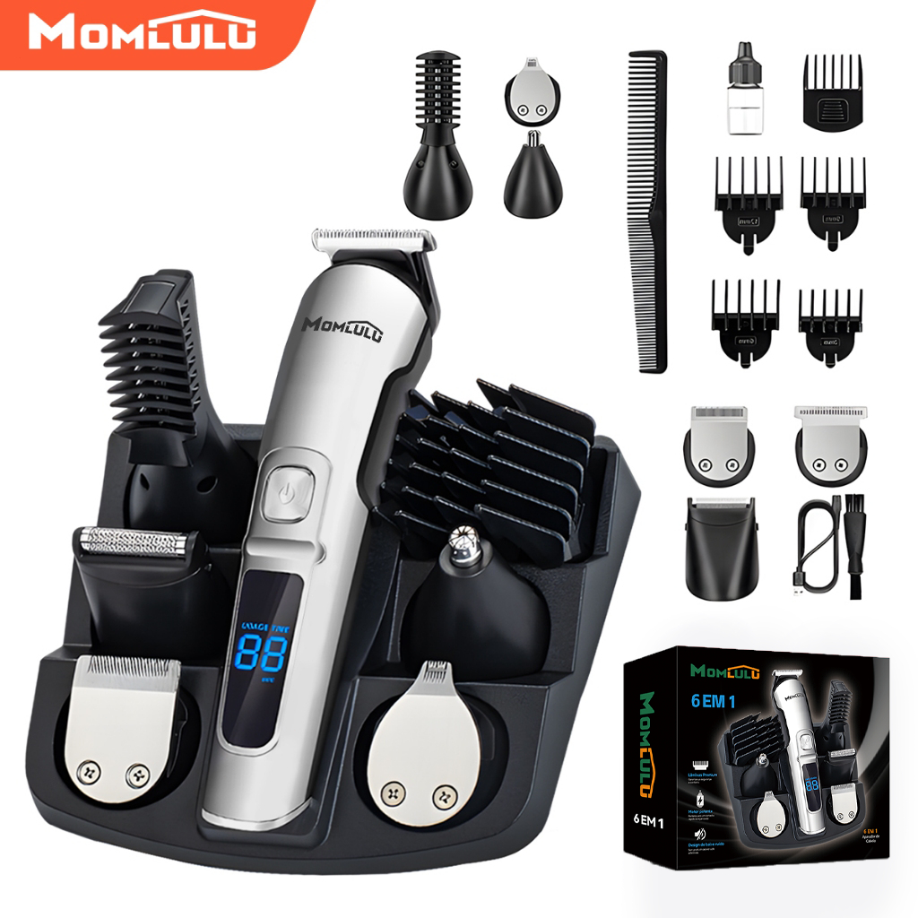 12 Em 1 Barbeador Eletrico Masculino Sem Fio Máqu