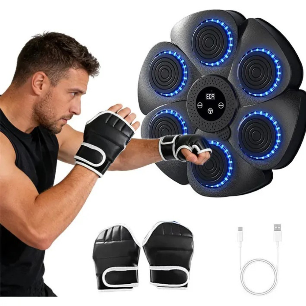 Máquina Inteligente de Boxe Soco Música Bluetoot
