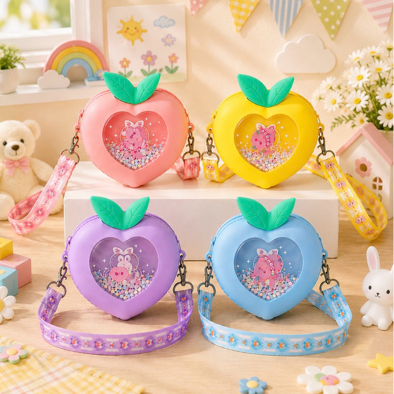Bolsa Infantil de Silicone Pêssego Com Areia Move