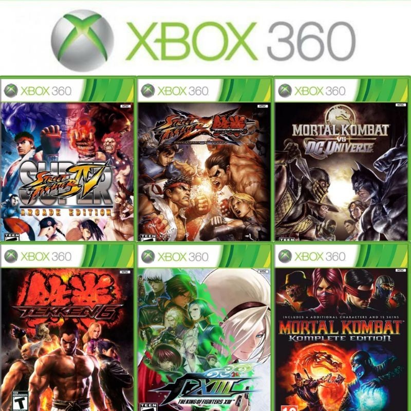 Mortal Kombat, Tekken, Street Fighter Jogos de Lut