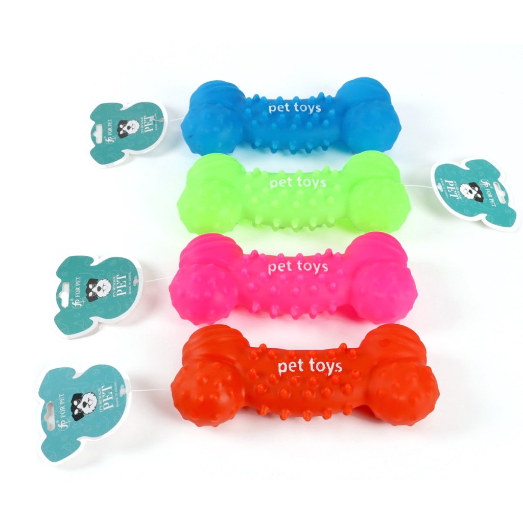 Brinquedo para Pet Cão Mordedor de Silicone Ossin
