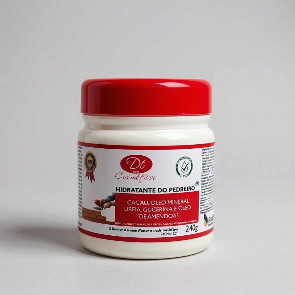 Creme do Pedreiro 240gr Ureia  Hidrata Mãos, Pés