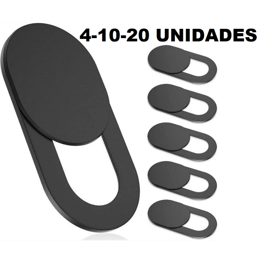 Kit até 10 Protetor Tampa Câmera Webcam Anti-esp