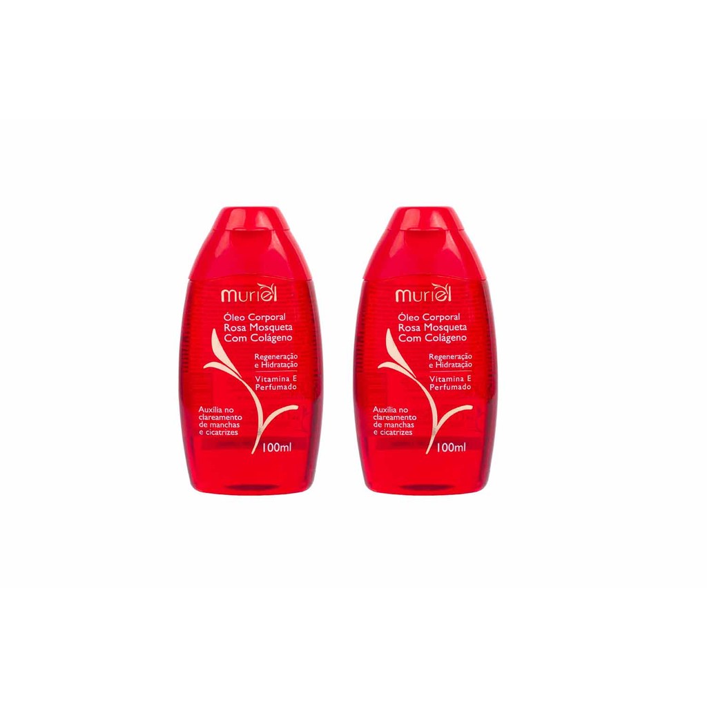 KIT COM 2 ÓLEOS CORPORAIS AMÊNDOAS COM ROSA MOSQ