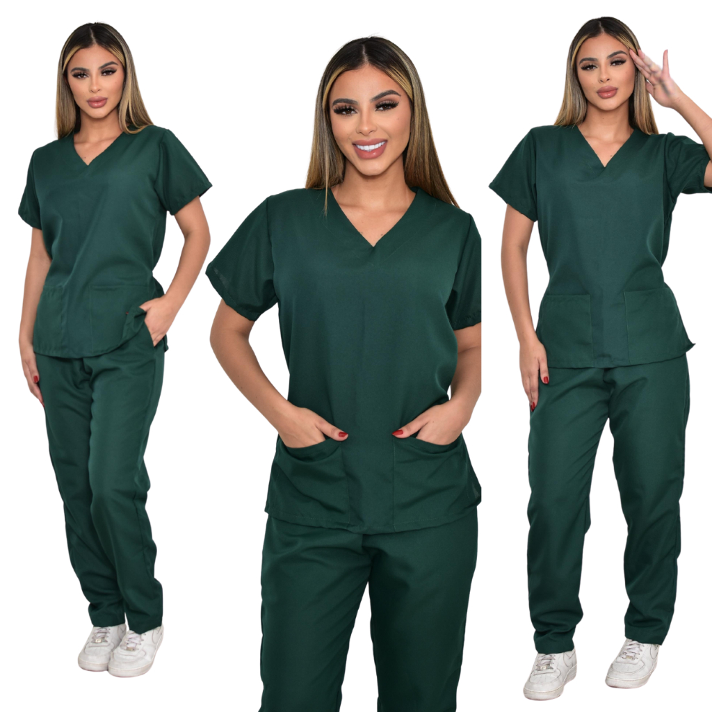 Pijama Cirúrgico Hospitalar Jogger Scrubs Unissex