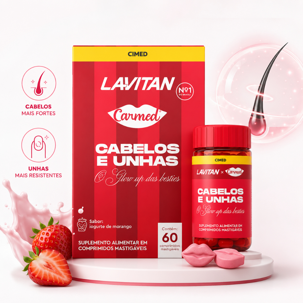 Lavitan Carmed Cabelos E Unhas 60cps | Vitamina Ma