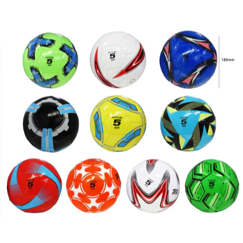 Kit 5 / 10 Unidade Bolas De Futebol Grande N°5 Pr