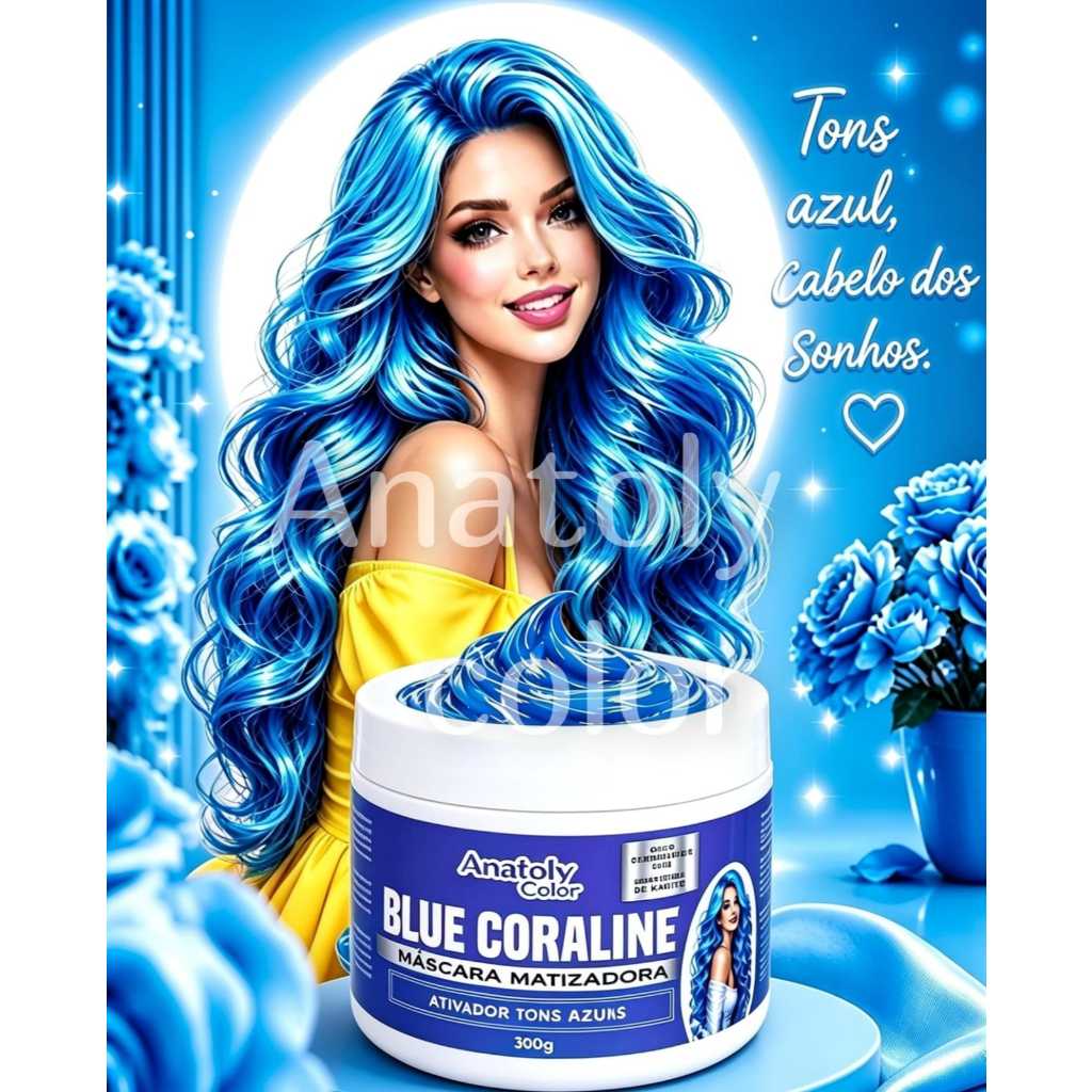 Tonalizante Azul Blue – Mechas Azuis fácil 