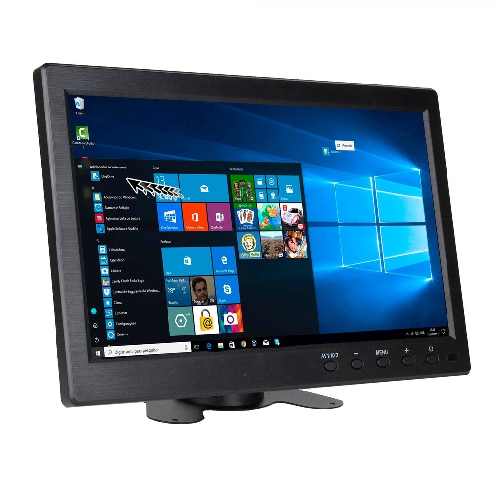 Tela Monitor Automotivo Tela Haiz 10.1 Polegadas H