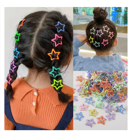 Kit 10/30/40  Peças Grampos De Cabelo Estrela Dop
