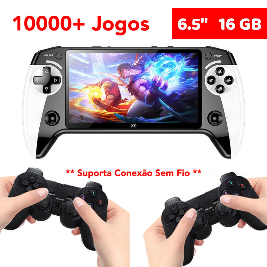 Video Game Console Portátil 16GB 10000 Jogos Retr