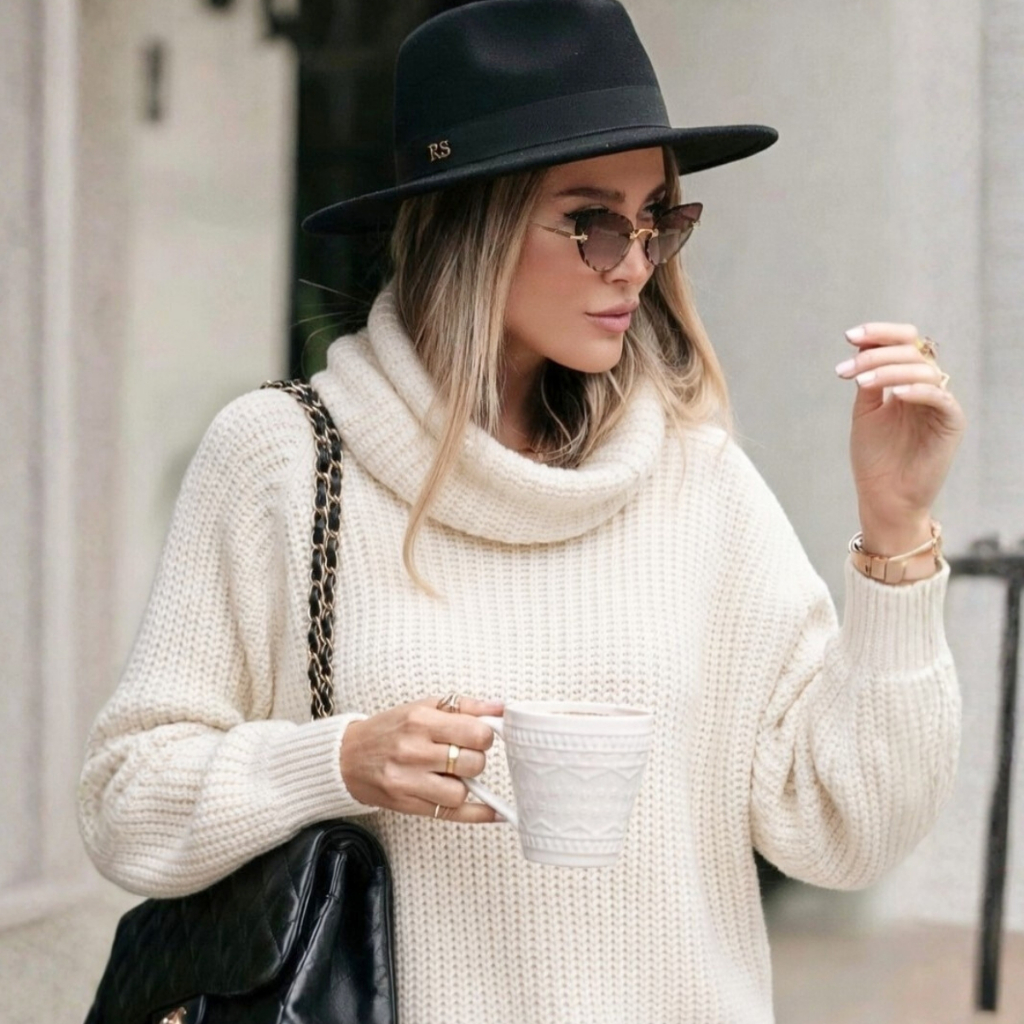 Blusa Feminina Inverno Lançamento Tricot Premium 
