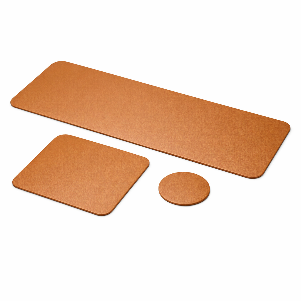 KIT MOUSEPAD 70×30 Grande Desk Pad Couro Game