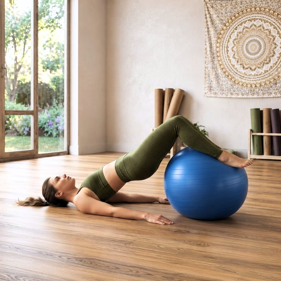 Bola De Pilates Fisioterapia Treino 65cm Exercíci