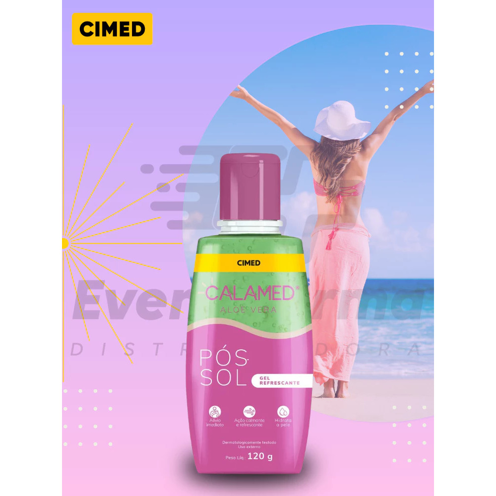 Calamed pós-sol gel refrescante calmante e hidrat