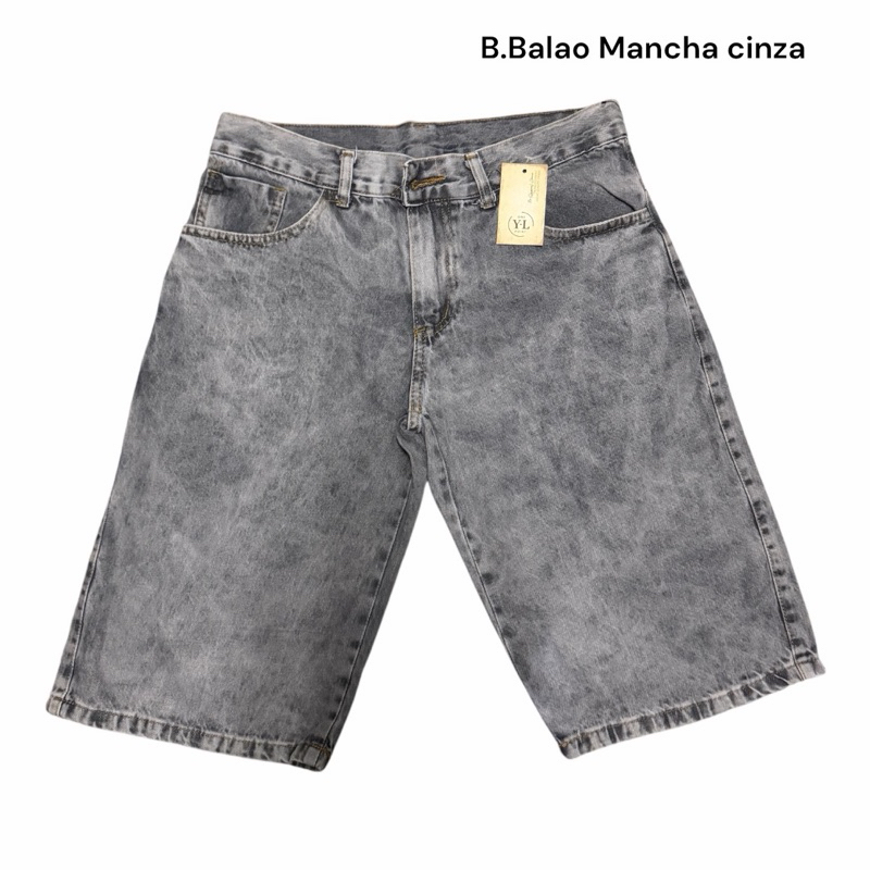 Y.L Bermuda Masculino Jeans Balão perna Larga ,be
