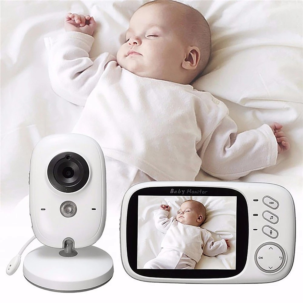Baba Eletrônica Com Monitor Visão Noturna, Câme