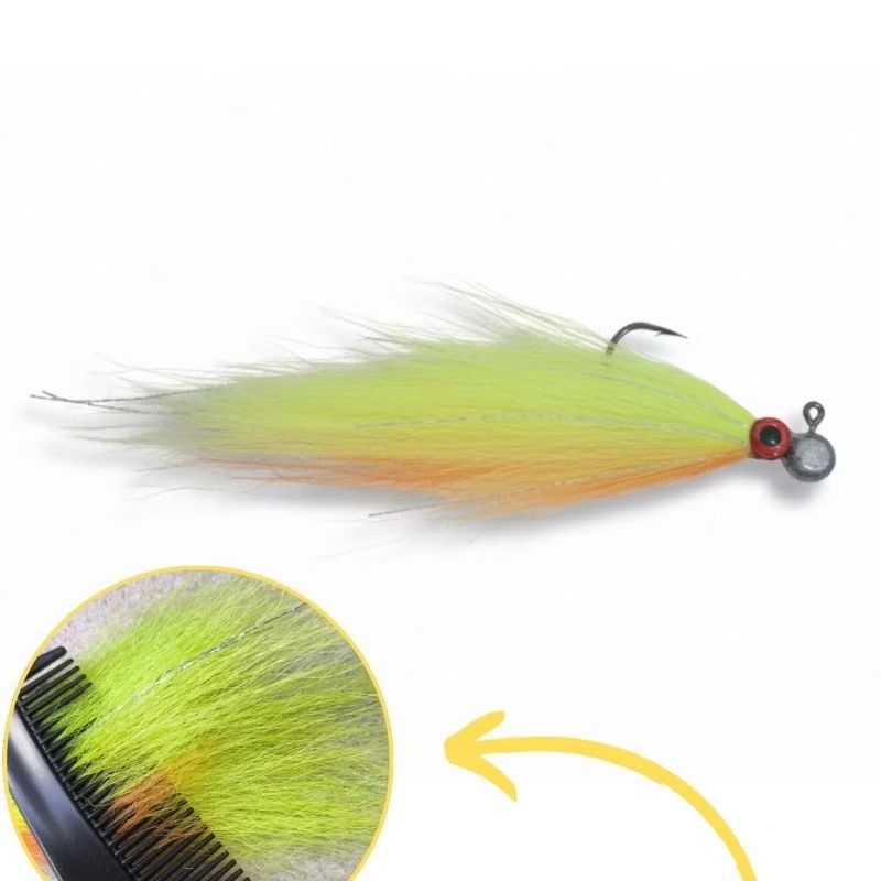 Isca artificial Jig de pena streamer Thor com pent