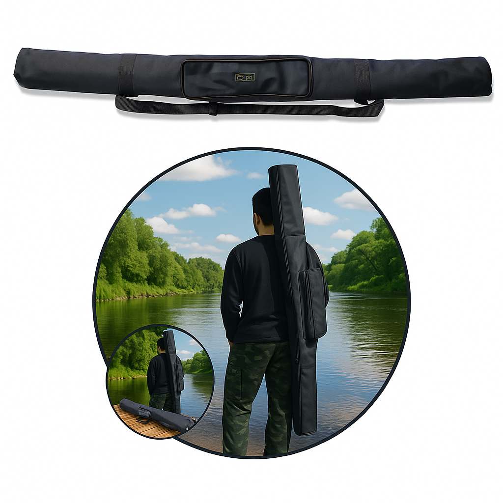Bolsa Porta Varas Flexivel Sem Tubo 140 CM Preto- 