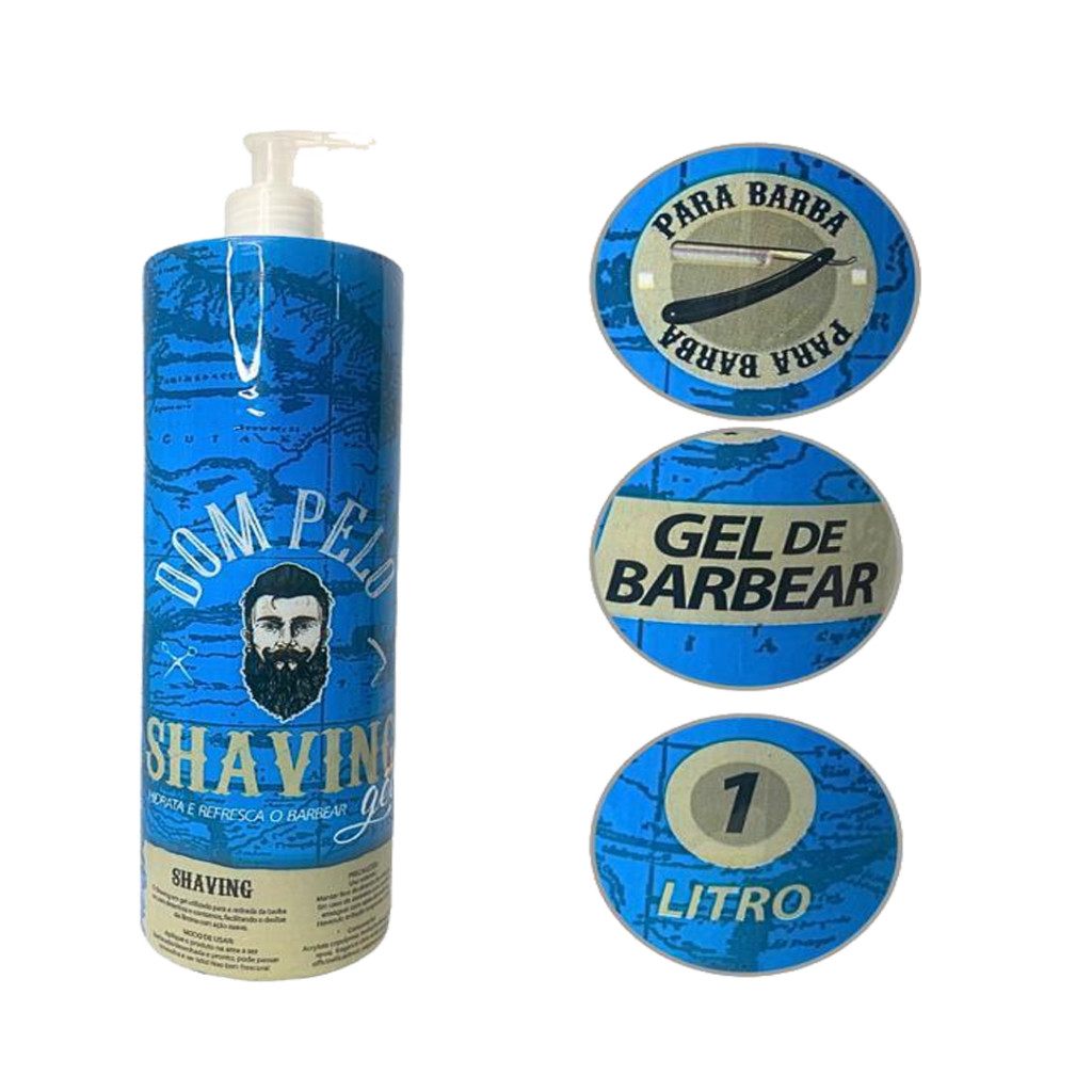 Shaving Gel Dom Pelo 1kg Profissional – Barb