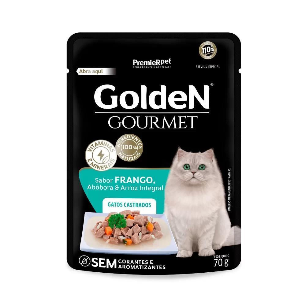 Ração Úmida Gourmet para Gatos Castrados Sabor 