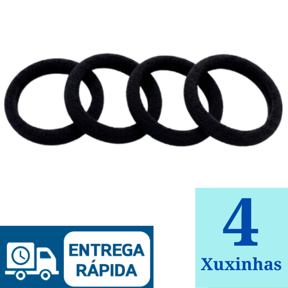 Elástico de Cabelo Xuxinha Kit 4