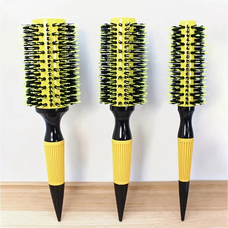Kit 3 pc Escovas Profissionais De Cabelo Cerdas-Te