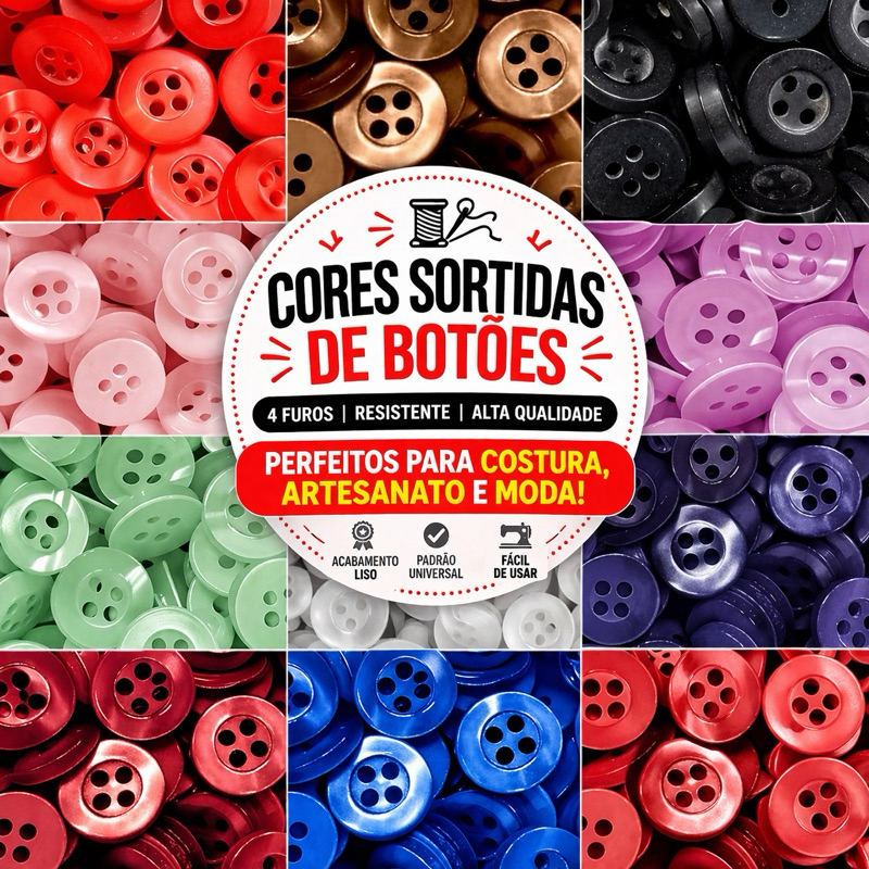 Botão Para Camisa Perolado N.18  Pacote 144 Unida