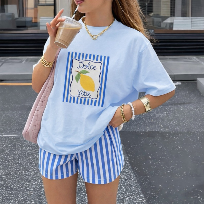 Camiseta Feminina Dolce Vita Limão Oversized Algo