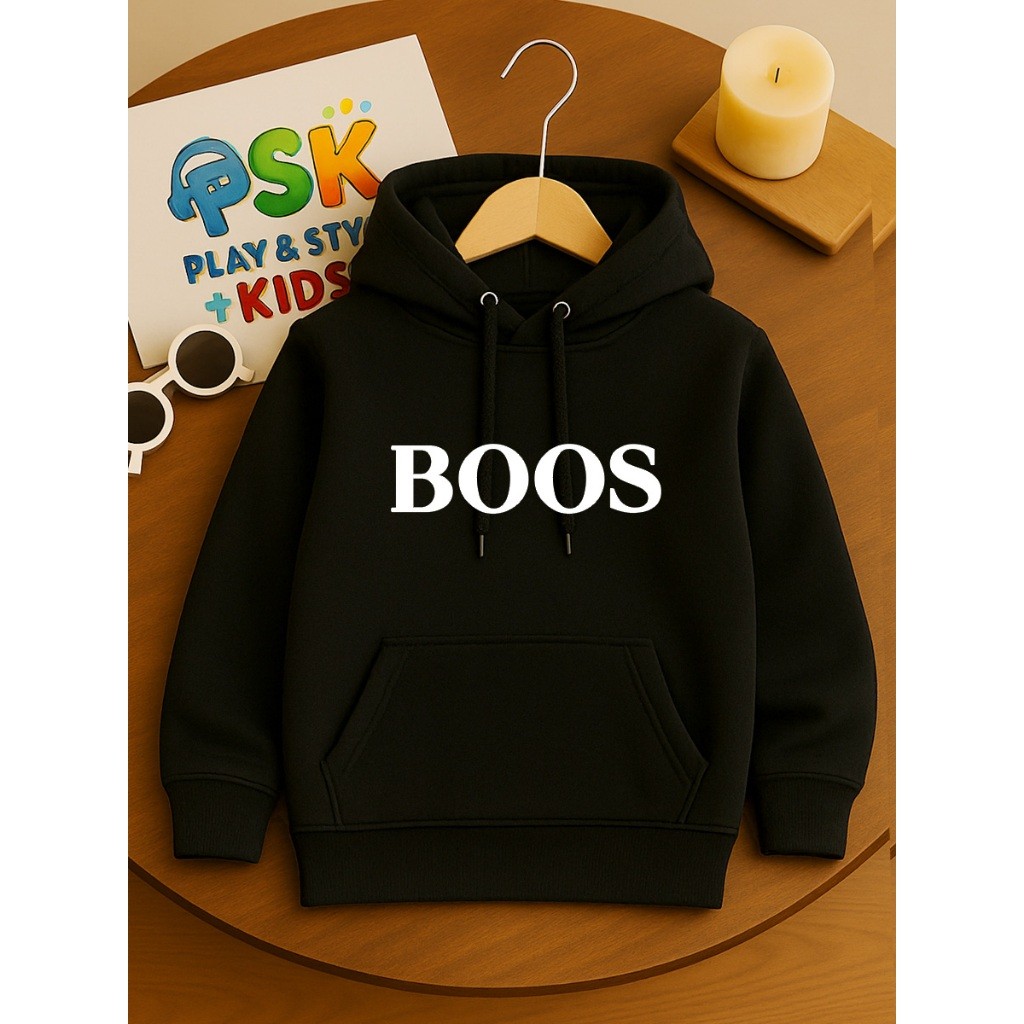 Moletom Canguru Masculino Estampado Boos Infantil