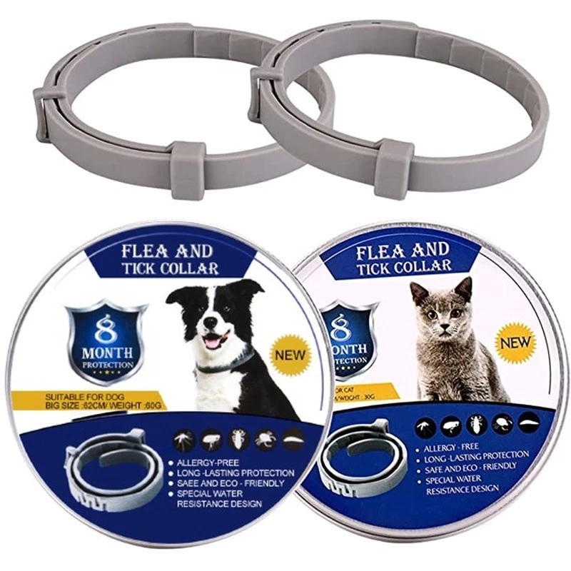 Coleira para Cães/Gatos Contra Pulgas, Carrapatos