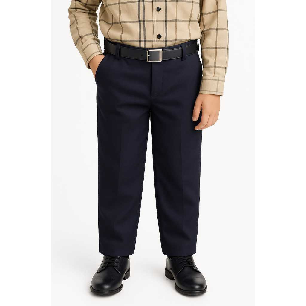 Calça Social Infantil Menino Oxford + Cinto Brind
