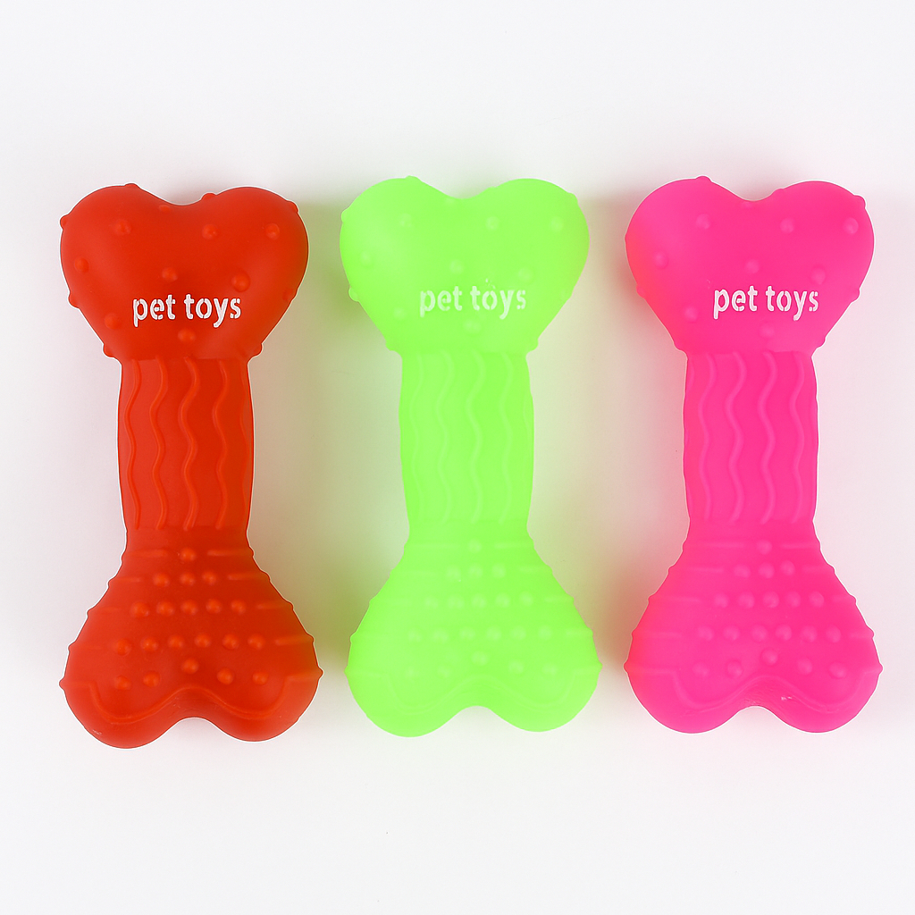 Brinquedo para Pet Cão | Silicone | Mordedor Ossi