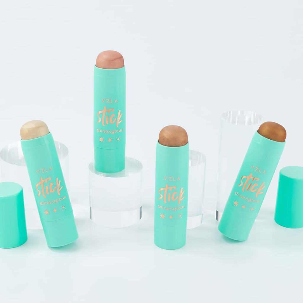 Iluminador Stick Shine E Glow Perolado Champagne B