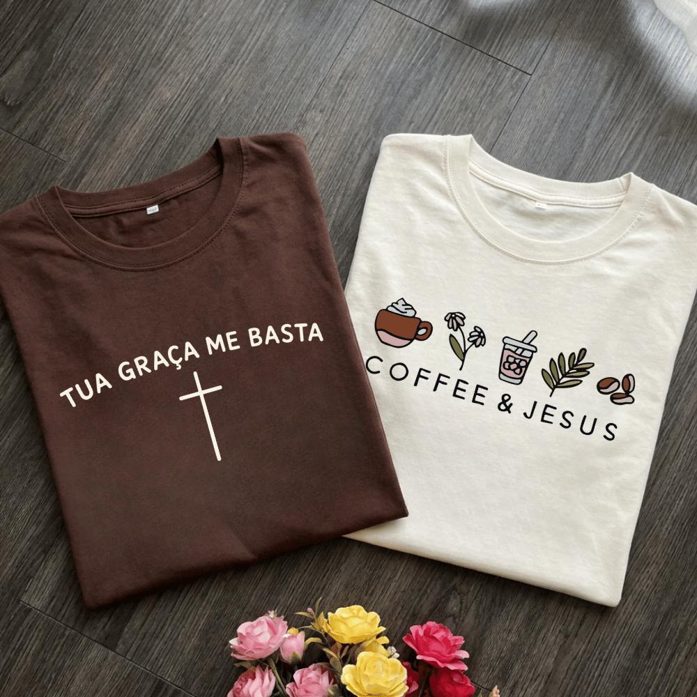 Kit 2 Camisetas Feminina 100% Algodao T-shirt Conf