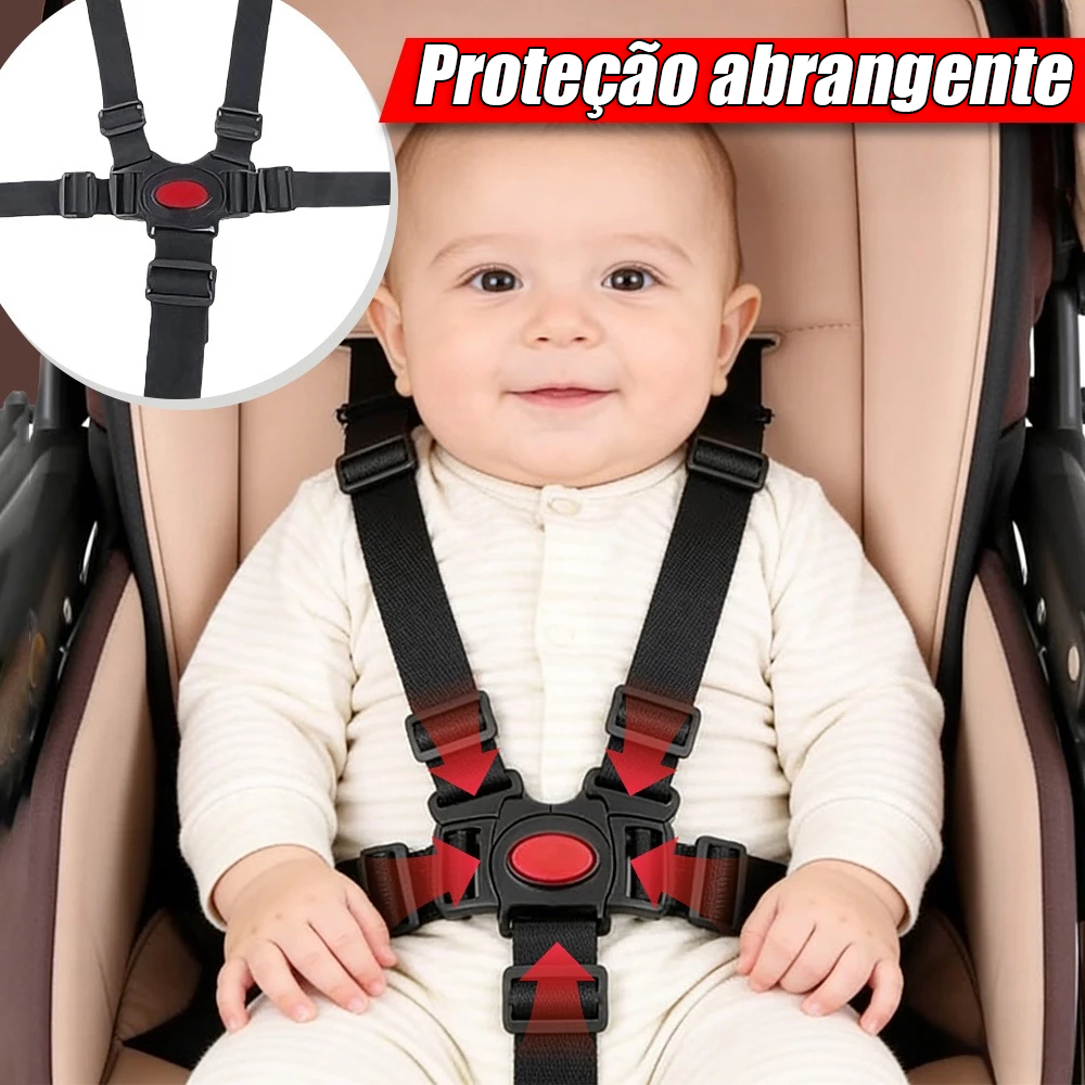 Cinto Segurança 5 Pontos Universal Cadeirinha Car