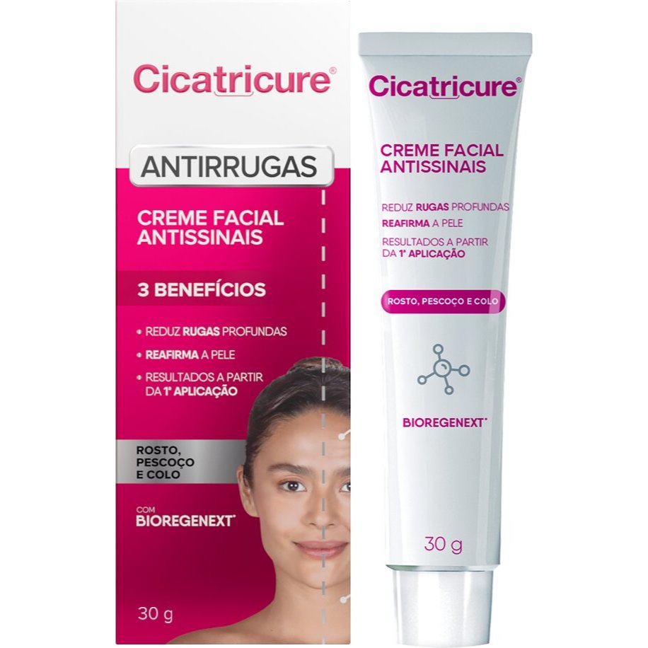Creme Facial Cicatricure Antirrugas 30g – Ro