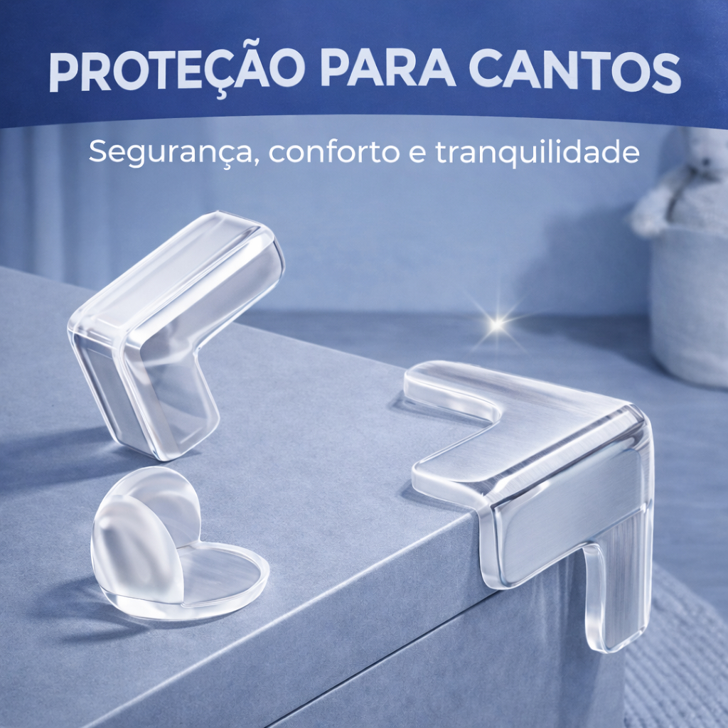 1 a 12 Protetor Quina Silicone Transparente Segura