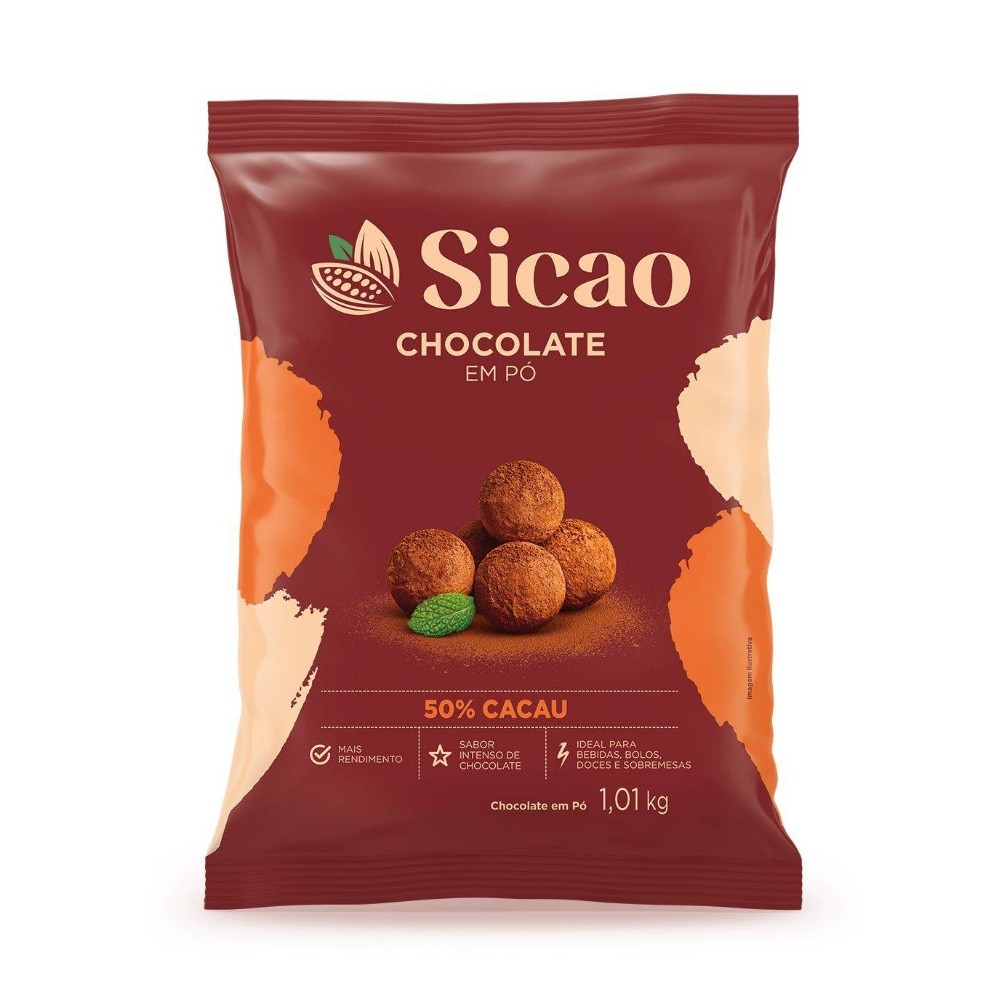 CHOCOLATE EM PÓ 50% 1,01KG – CACAU EM PÓ 5