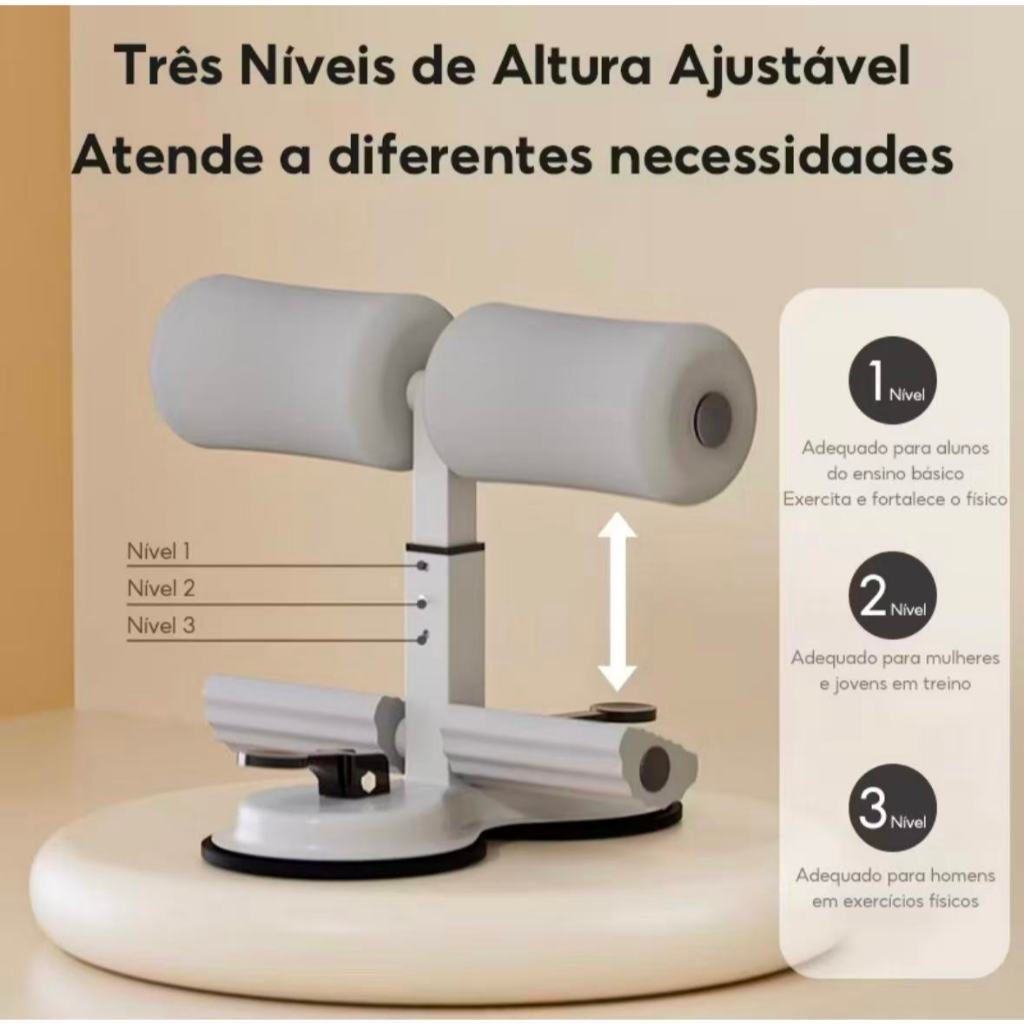 Aparelho Multifuncional de Abdominal com Ventosa F